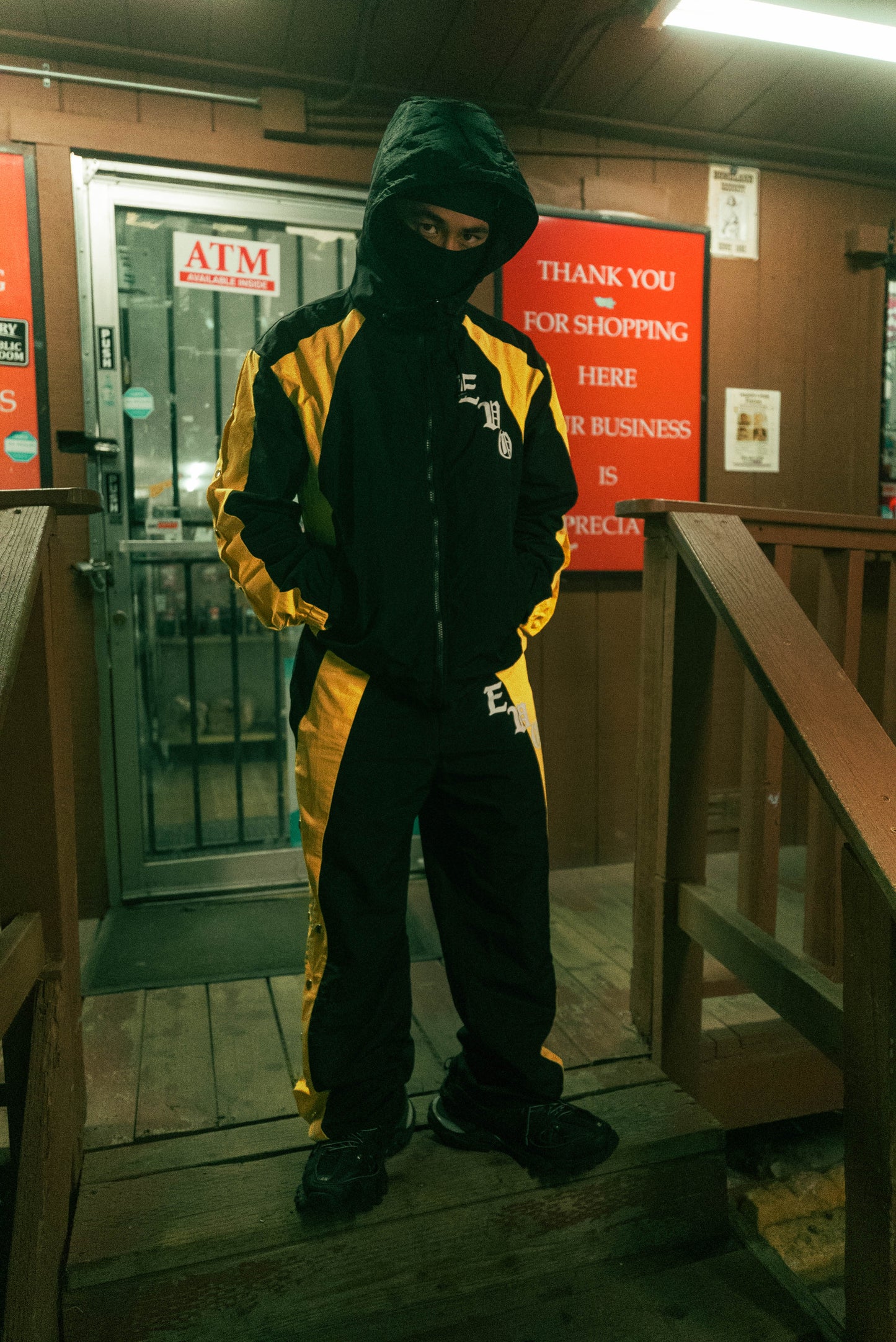 YELLOW B.A.N TRACKSUIT