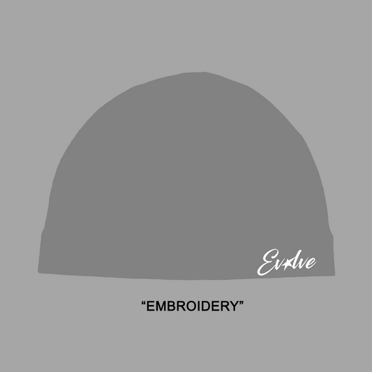 LIGHT GREY EVOLVE "EMBRIODERY" SKULL CAP