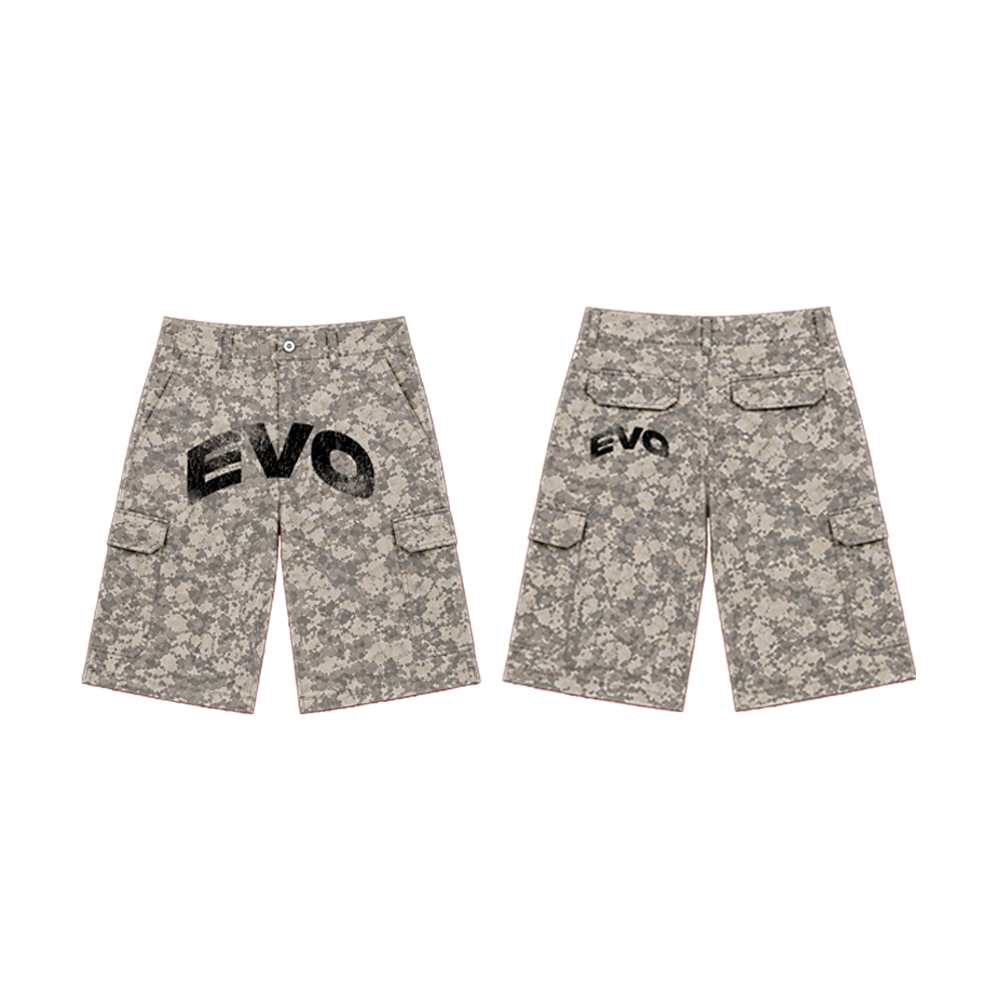 Evolve Biege Long Jorts